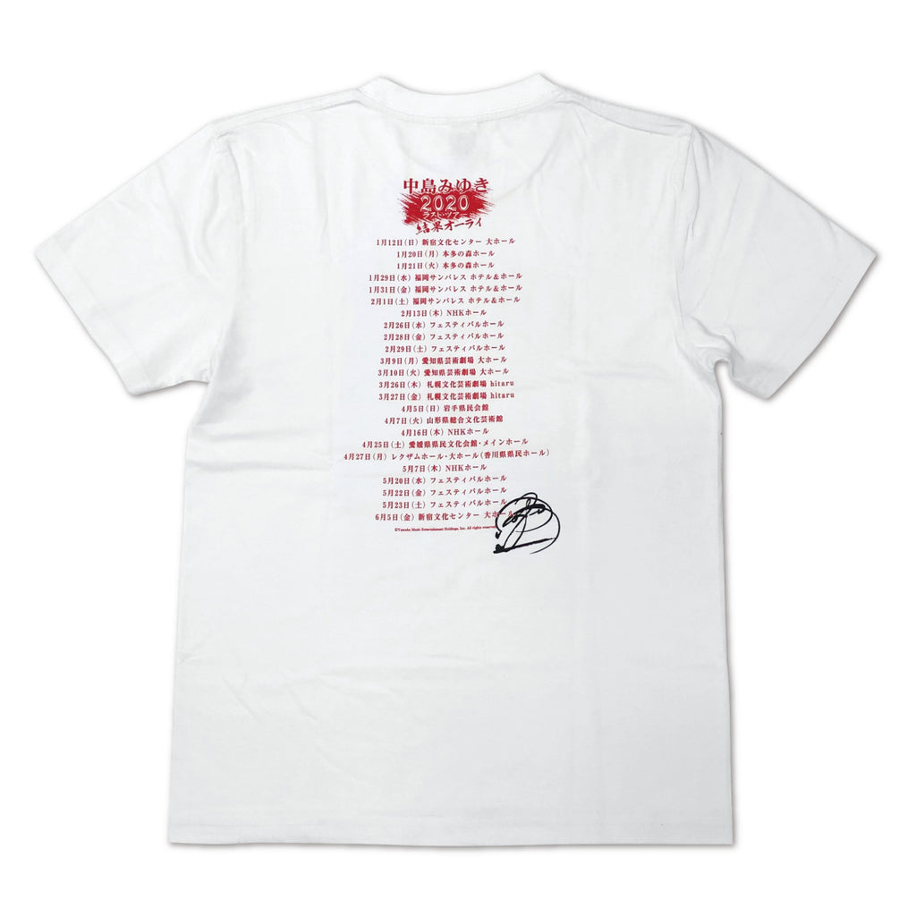 中島みゆき　2020 結果オーライ　Tシャツ　Mサイズ 中島みゆき 2020 結果オーライ Tシャツ Mサイズ - メルカリ