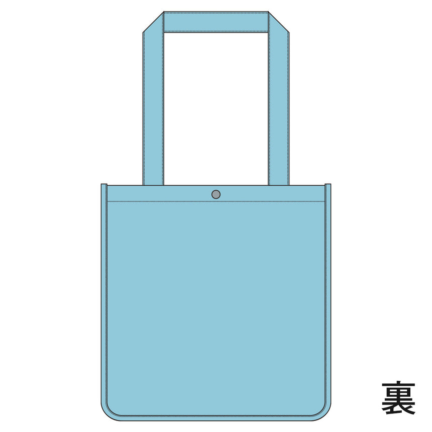 のこちゃんトートバッグ（ライトブルー）