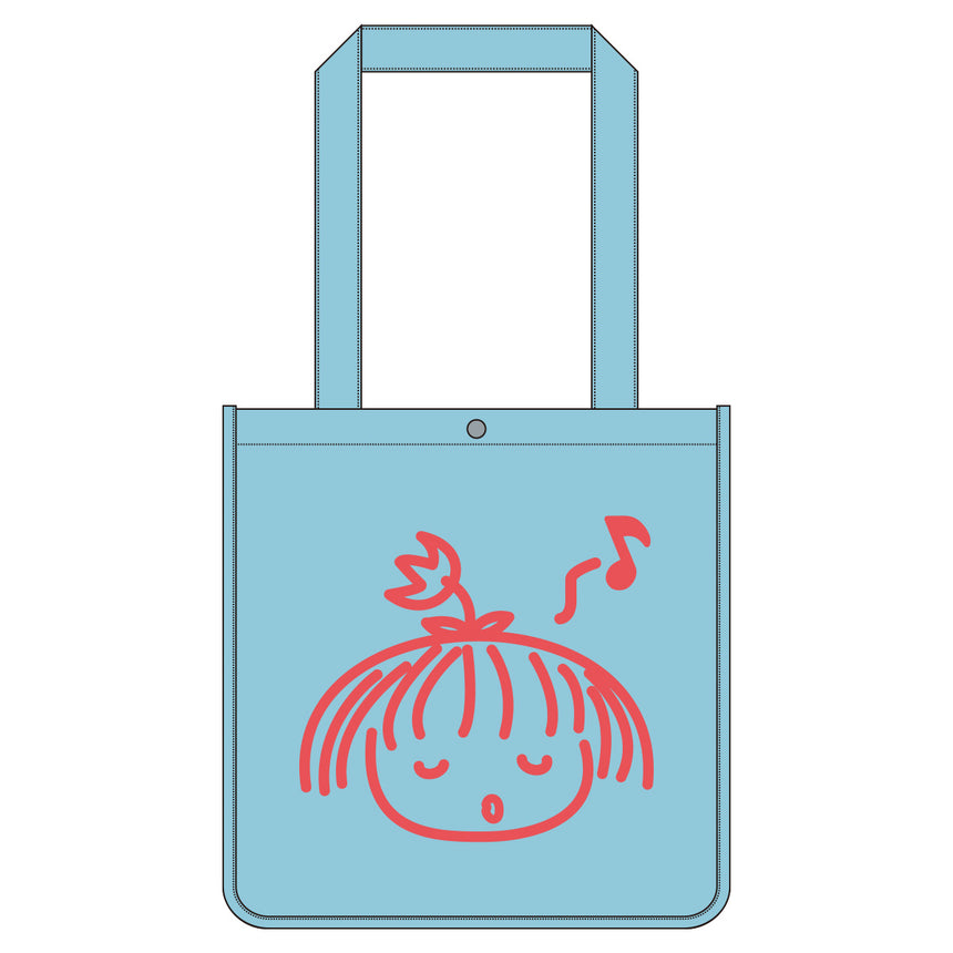 のこちゃんトートバッグ（ライトブルー）