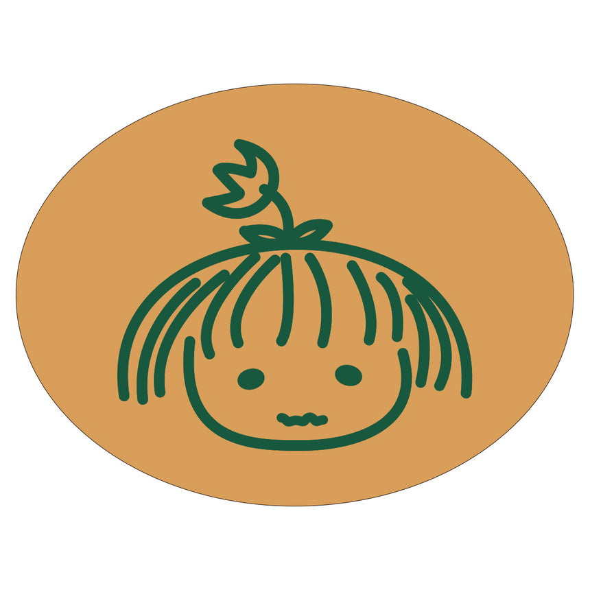 のこちゃんビーズクッション（オレンジ）